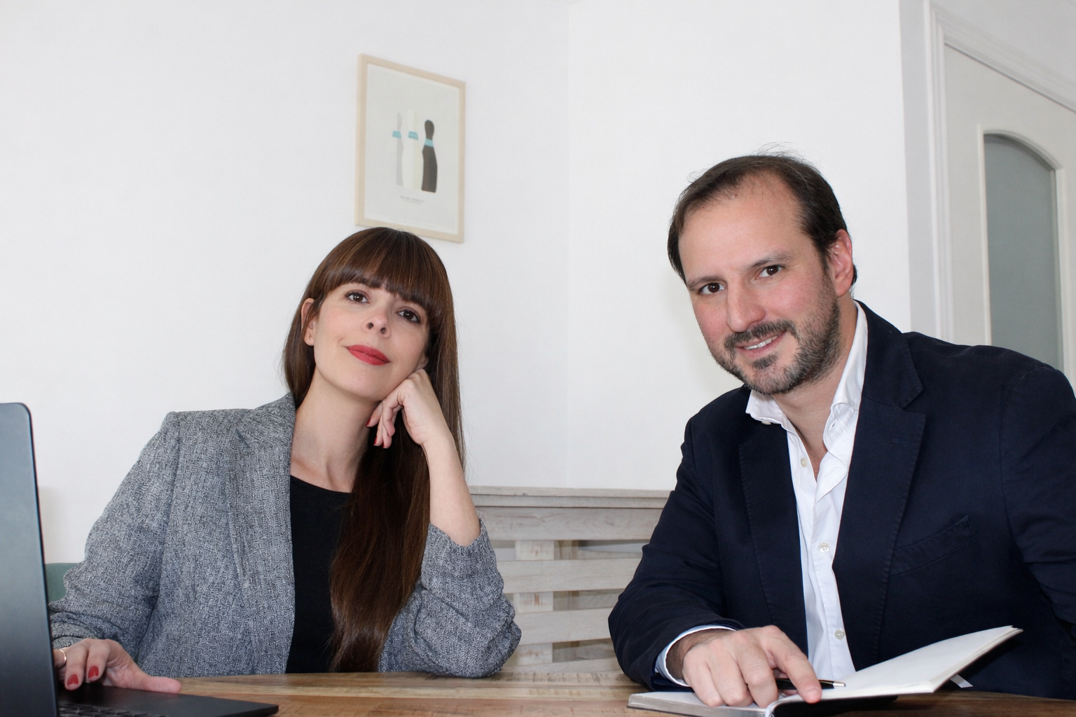 Laura Corvo y Alejandro Domínguez, fundadores de Liquid Fellows